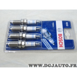 Blister 4 bougies allumage Bosch FR8SC+ 0242229995 pour citroen saxo berlingo xsara dont picasso C1 C2 C3 C4 C-elysée mitsubishi