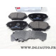 Jeu 4 plaquettes de frein avant montage akebono Ferodo FDB1514 pour toyota RAV4 XA20 de 2000 à 2005 honda shuttle RA odyssey 