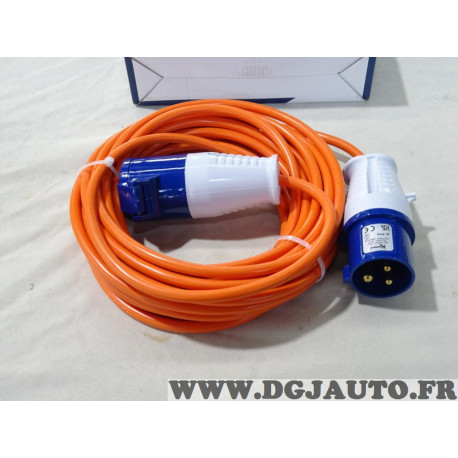 Cable rallonge 10m 3G1.5 branchement camping caravane campingcar Kampa 9120000975 