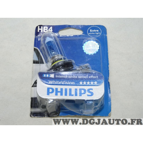 Ampoule de phare HB4 whitevision Philips 37473530 9006WHVB1 pour fiat alfa romeo lancia peugeot renault citroen mercedes nissan 