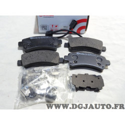 Jeu 4 plaquettes de frein arriere montage brembo Brembo P61130 pour citroen jumper 3 fiat ducato 3 III peugeot boxer 3 partir de