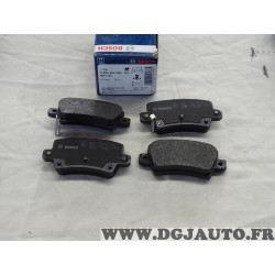 Jeu 4 plaquettes de frein arriere montage lucas Bosch BP1121 0986494249 pour honda civic 8 VIII FK FN 