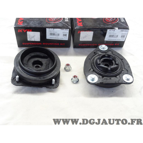 Lot 2 butées amortisseur suspension avant KYB SM1533 pour renault laguna 3 III 