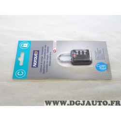 Cadenas de voyage à code fermeture Norauto 98745 NO0216 