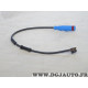 Contacteur capteur temoin usure plaquettes de frein Bosch AP826 1987473033 pour opel vectra C astra H zafira B 