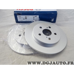 Jeu 2 disques de frein arriere plein 259mm de diametre Bosch BD1553 0986479721 pour toyota lexus CT subaru trezia toyota corolla