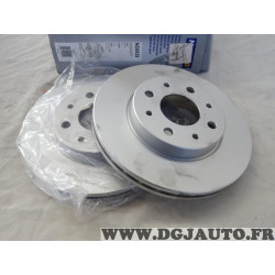 Jeu 2 disques de frein avant ventilé 240mm de diametre Norauto ND8929 pour fiat 500 panda 2 II ford ka 2 II 