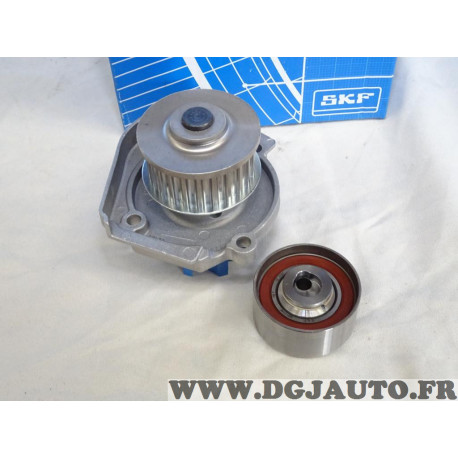 Ensemble galet tendeur + pompe à eau courroie de distribution (non incluse) SKF VKMC02206-2 pour alfa romeo mito fiat doblo pali