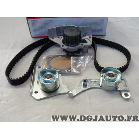 Kit distribution courroie + galets tendeur + enrouleur + pompe à eau Gates KP25049XS pour citroen C15 ZX evasion xantia jumpy be