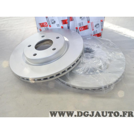 Jeu 2 disques de frein avant ventilé 279mm diametre Ferodo DDF2100C pour nissan juke type F15 pulsar C13 sentra B17 tiida C12 