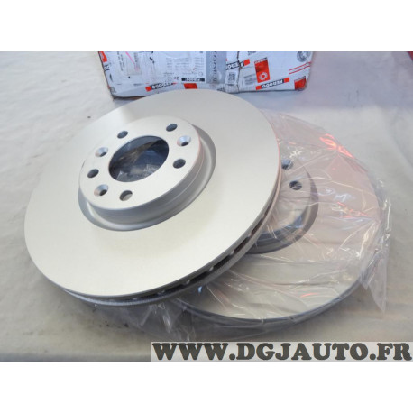 Lot 2 disques de frein avant ventilé 304mm diamètre Ferodo DDF2156C pour citroen C5 dont aircross C4 picasso berlingo 2 3 II III