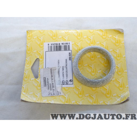 Joint bague fibre metallique tuyau tube echappement Bosal 256520 pour citroen AX BX ZX C15 jumpy saxo xsara jumper visa berlingo