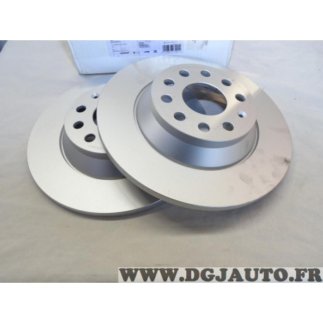 Jeu 2 disques de frein arriere plein 300mm diametre Delphi BG4751C pour audi A3 Q3 TT seat alhambra 2 II tarraco skoda superb 3 