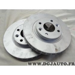 Jeu 2 disques de frein avant ventilé 258mm diametre Delphi BG4570C pour renault clio 4 5 IV V twingo 3 III dacia sandero 1 2 3 I