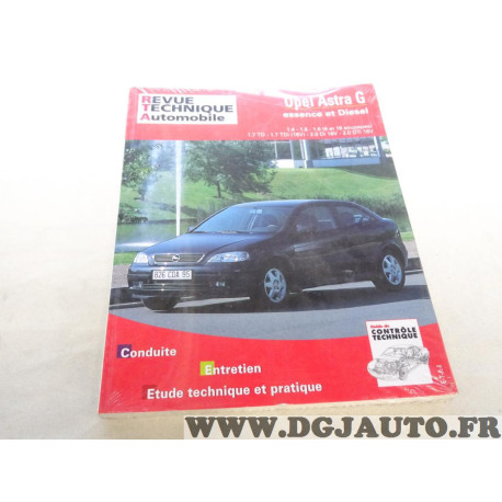 RTA revue technique automobile livre documentation entretien conduite etude technique CIP 740.1 pour opel astra G essence et die