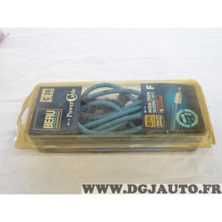 Jeu cable faisceau fils allumage bougie Beru C36 0900301085 pour renault laguna 1 I 1.8 2.0 essence 