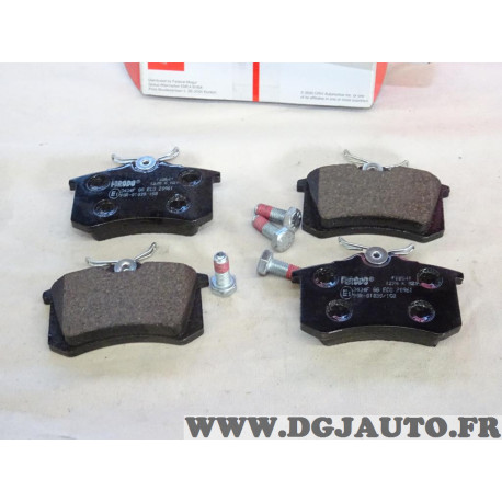 Jeux 4 plaquettes de frein arriere montage lucas Ferodo FDB541 pour citroen C2 C3 C4 C8 DS3 DS4 jumpy xsara picasso berlingo fia