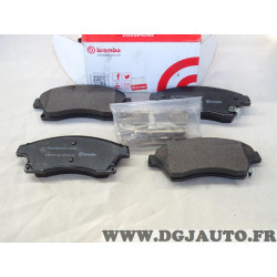 Jeu 4 plaquettes de frein avant montage bosch Brembo P59076 pour opel astra J chevrolet cruze aveo 