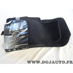 Jeu 4 tapis de sol sur mesure avant + arriere Couture 2195159 pour BMW serie 3 de 2011 à 02/2019 (ondulé voir photo) 