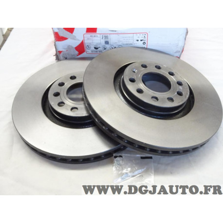 Jeu 2 disques de frein avant ventilé 321mm de diametre Brembo 09.A598.11 pour audi A4 A6 seat exeo 