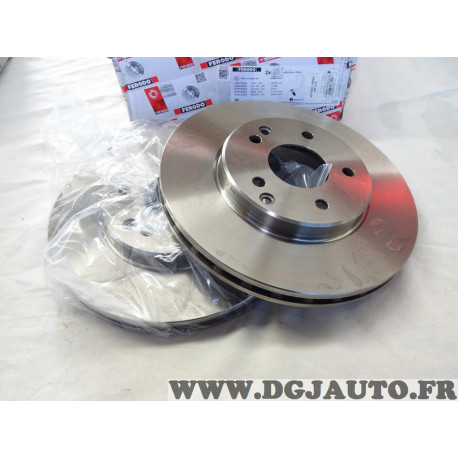 Jeu 2 disques de frein avant ventilé 288mm diametre Ferodo DDF1135 pour mercedes classe C E SLK CLK CLC W202 W203 W210 R170 R171