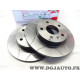 Jeu 2 disques de frein arriere plein 264mm diametre Brembo 08.7627.75 pour opel astra G H zafira A B corsa C combo C meriva A 