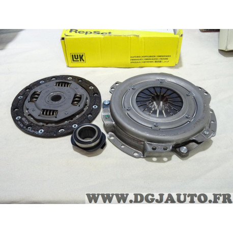 Kit embrayage disque + mecanisme + butée LUK 618309100 pour renault clio 1 2 I II twingo 1 2 I II megane 1 dont scenic kangoo da