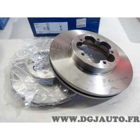 Jeu 2 disques de frein avant ventilé 280mm diametre Bosch BD1251 0986479392 pour ford transit 6 VI partir de 2006 