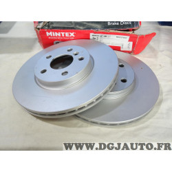 Jeu 2 disques de frein avant ventilé 307mm diametre Mintex MDC2751C pour BMW serie 1 2 X1 X2 F39 F40 F44 F45 F46 F48 F52 mini co