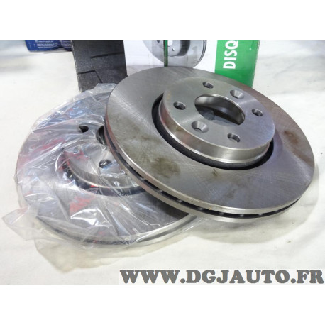 Jeu 2 disques de frein avant ventilé 258mm diametre MGA D1803 pour renault clio 4 IV twingo 3 III kangoo 2 II zoe dacia sandero 