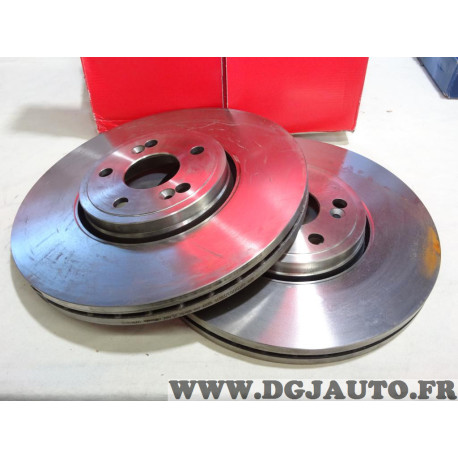 Lot 2 disques de frein avant ventilé 324mm diametre Brembo 09.9818.10 pour renault espace 4 IV vel satis 