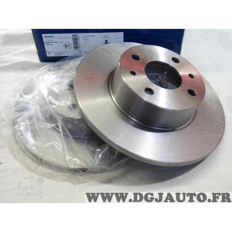 Jeu 2 disques de frein arriere plein 251mm diametre Bosch BD190 0986478238 pour alfa romeo 164 fiat croma 1 stilo lancia thema 