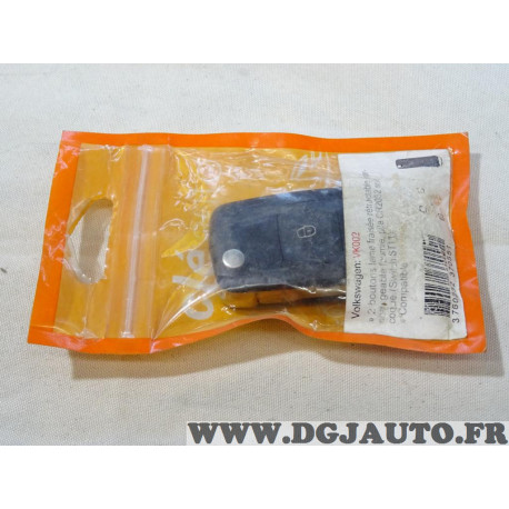 Clé vierge lame à tailler télécommande 2 boutons Cle auto VK002 pour volkswagen skoda seat 