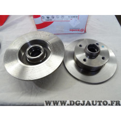 Jeu 2 disques de frein arriere plein 226mm diametre Brembo 08.5005.14 pour volkswagen jetta 1 2 I II scirocco 2 II passat B2 B3 