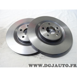 Jeu 2 disques de frein arriere ventilé 330mm diametre Brembo 09.B969.11 pour audi A4 A5 A6 A7 A8 Q5 Q7 porsche macan volkswagen 