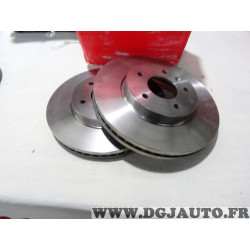 Jeu 2 disques de frein avant ventilé 296mm diamètre Brembo 09.A630.10 pour opel antara chevrolet captiva equinox