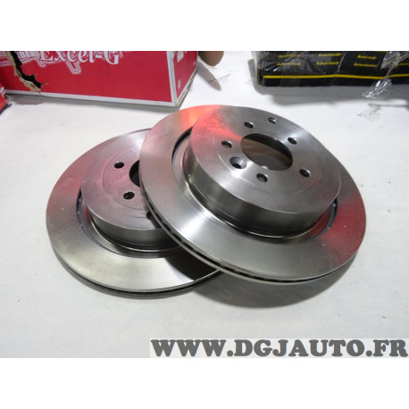 Jeu 2 disques de frein arriere ventilé 350mm diamètre Brembo 09.8876.30 pour land rover discovery L319 range rover sport L320 