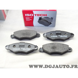 Jeu 4 plaquettes de frein avant montage bosch Isotech IBP0638 pour renault kangoo 1 2 I II nissan kubistar 