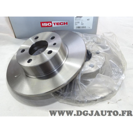 Jeu 2 disques de frein arriere plein 251mm diametre Isotech IBD1340 pour alfa romeo 147 156 164 lancia delta thema fiat croma 