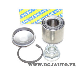 Kit roulement de roue arriere avec ecrou SNR R155.77 pour renault clio 2 3 II III modus megane 2 II twingo 2 II dacia sandero 2 