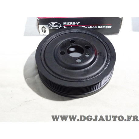 Poulie damper de vilebrequin Gates TVD1001 pour audi A3 A4 A5 A6 Q2 Q3 Q5 TT ford galaxy seat inca alhambra toledo 2 3 4 II III 