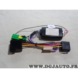 Interface boitier commande au volant poste radio autoradio JVC Connects2 SXPE05JV pour peugeot 206 de 1996 à 2001 connecteur ver