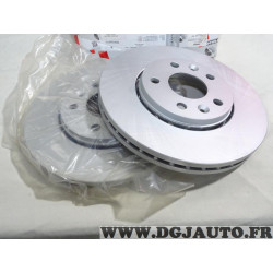 Jeu 2 disques de frein avant ventilé 296mm diametre Ferodo DDF2507C pour renault trafic 3 III fiat talento opel vivaro B nissan 