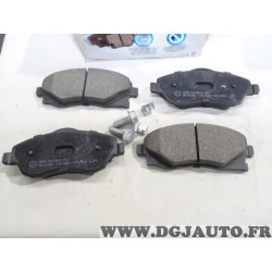 Jeu 4 plaquettes de frein avant montage bosch Norauto NRP1370 pour peugeot 206 citroen xsara 