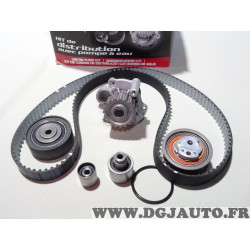 Kit distribution courroie + 4 galets tendeur + enrouleurs + pompe à eau Techni kit KT042 pour audi A1 A3 A4 A5 A6 TT Q3 Q5 seat 