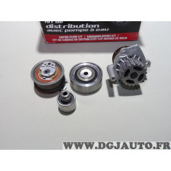 Jeu 3 galets tendeur + enrouleurs + pompe à eau (courroie de distribution non incluse) Techni kit KT042* pour audi A1 A3 A4 A5 A