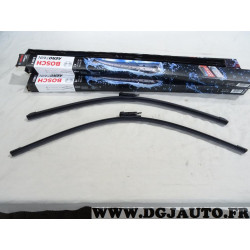 Jeu 2 balais essuie glace souple aerotwin 700mm + 650mm Bosch A100S 3397007100 pour mercedes vito viano W639 peugeot 307 