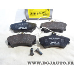 Jeu 4 plaquettes de frein avant montage lucas Bosch 460982B 0986460982 pour renault espace 2 II 