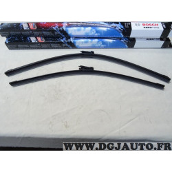 Jeu 2 balais essuie glace 700mm + 600mm souple aerotwin Bosch A965S 3397118965 pour citroen C4 opel astra K peugeot 307CC 