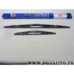 Jeu 2 balais essuie glace 600mm + 350mm twin Bosch 613 3397010414 pour opel karl 